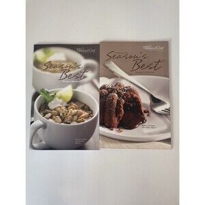 Bundle of 2 Pampered Chef Season's Best Fall/Winter 2007 2008 Recipe Collection